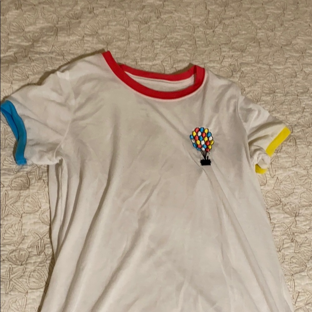 White “up” shirt